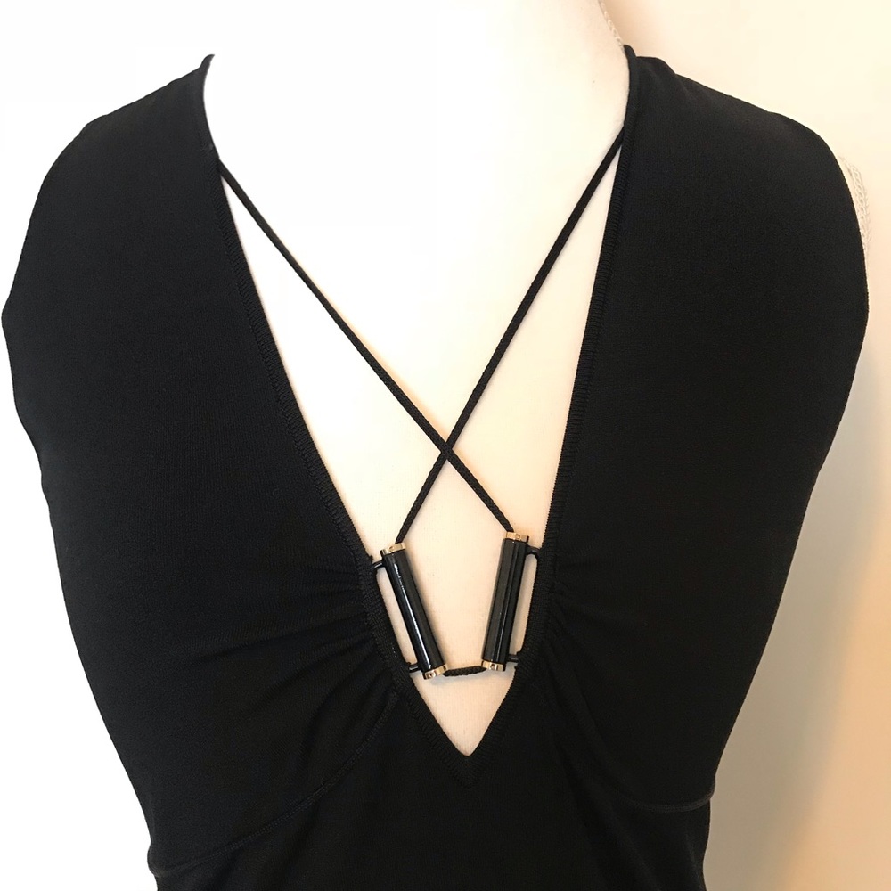 Roberto Cavalli Black knit top size 44/ US SIZE 8 - Picture 3 of 7